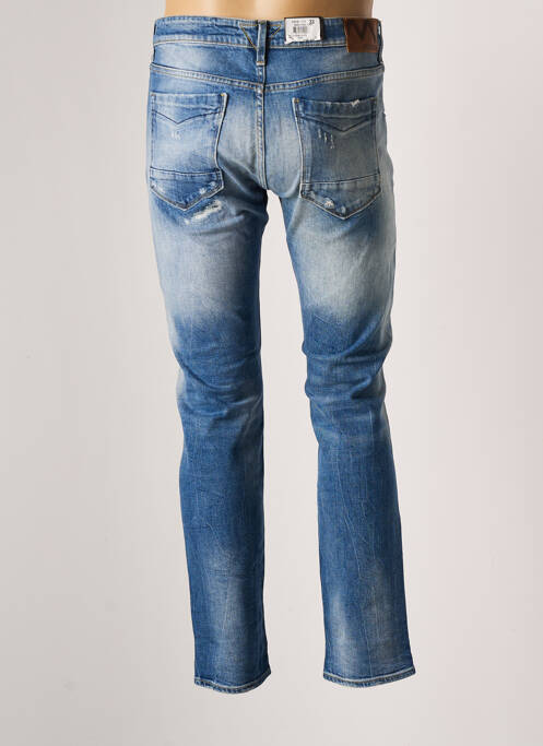 Jeans coupe slim bleu MELTIN'POT pour homme