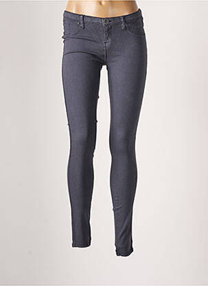 Pantalon slim skinny taille normale gris DR DENIM femme
