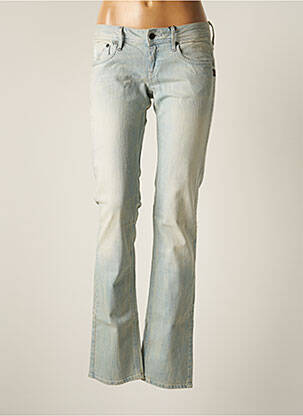 Jeans coupe droite stretch taille basse bleu G STAR femme