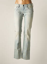 Jeans coupe droite stretch taille basse bleu G STAR femme
