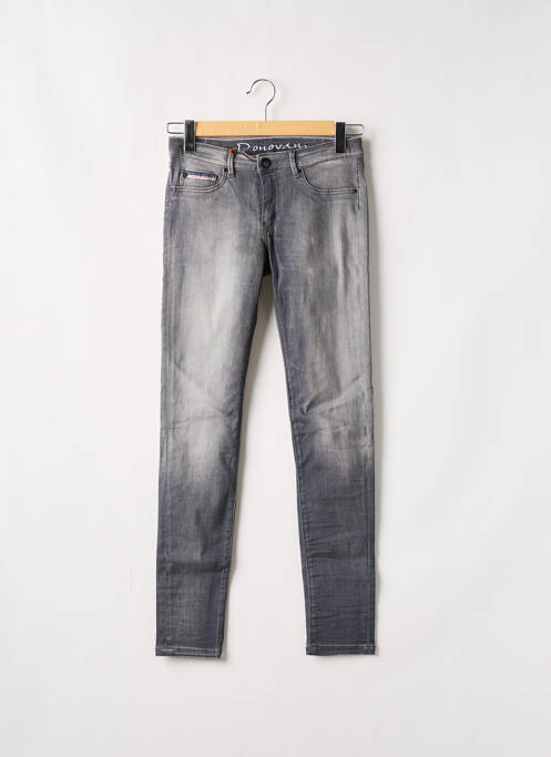 Jeans skinny gris DONOVAN pour femme