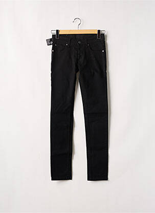 Jeans coupe slim broderie rivets taille normale noir CHEAP MONDAY femme