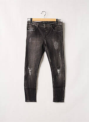 Jeans coupe slim slim taille normale gris UNIQUE DNM homme
