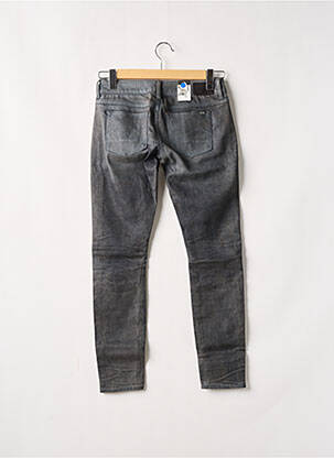 Jeans coupe droite fermeture zippée sous rabat boutonné taille normale gris G STAR homme