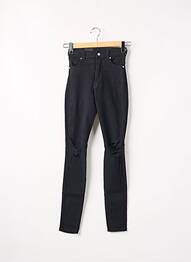 Jeans skinny taille haute taille haute noir DR DENIM femme
