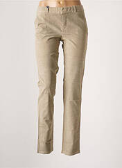 Pantalon chino beige LEON & HARPER pour femme seconde vue
