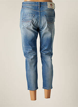 Pantacourt stretch taille normale bleu DONOVAN femme