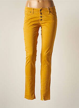 Pantalon slim jaune PLEASE pour femme