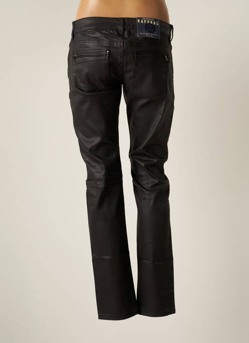 Pantalon slim noir KAPORAL pour femme