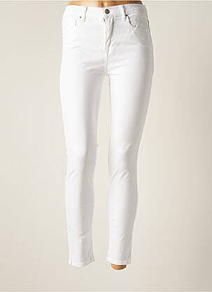Pantalon slim stretch taille normale blanc LTB femme