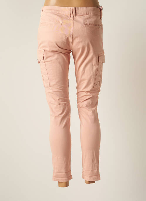 Pantalon cargo rose TEDDY SMITH pour femme