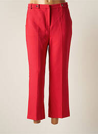 Pantalon 7/8 stretch taille normale rouge GRACE & MILA femme