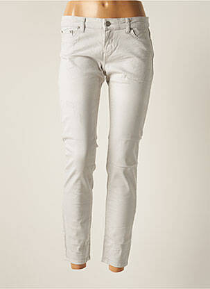 Pantalon slim taille basse taille basse gris LTB femme