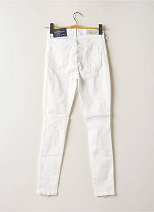 Pantalon slim taille haute taille haute blanc LTB femme
