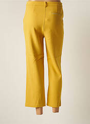Pantalon 7/8 jaune GRACE & MILA pour femme seconde vue