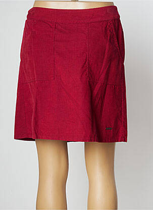 Jupe courte poches rouge AGATHE & LOUISE femme