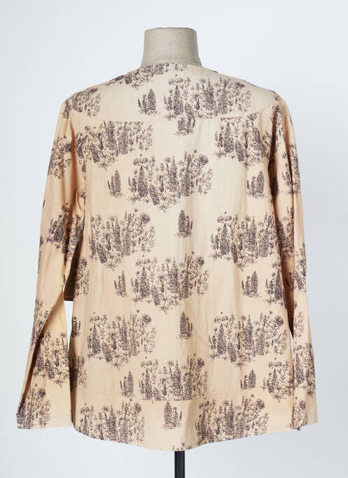 Blouse marron AGATHE & LOUISE pour femme