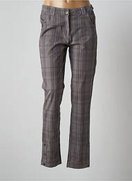Pantalon slim taille normale taille normale gris AGATHE & LOUISE femme