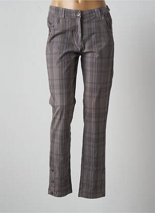 Pantalon slim taille normale taille normale gris AGATHE & LOUISE femme
