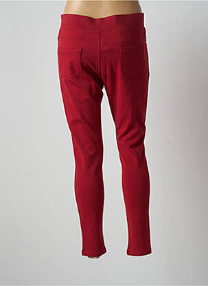 Jegging tissage jersey taille normale rouge AGATHE & LOUISE femme