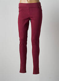 Jegging tissage jersey taille normale rouge AGATHE & LOUISE femme