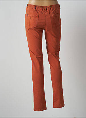Jegging tissage popeline taille normale orange AGATHE & LOUISE femme