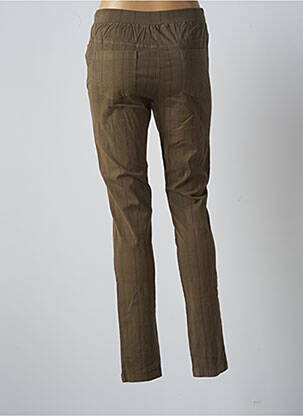 Jegging tissage popeline taille normale vert AGATHE & LOUISE femme