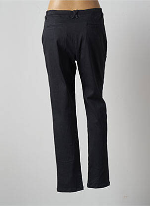 Pantalon slim tissage popeline taille normale gris AGATHE & LOUISE femme