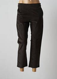 Pantacourt coupe droite taille normale vert AGATHE & LOUISE femme