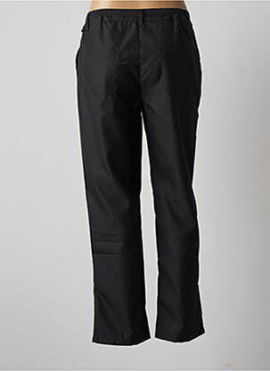 Pantalon droit taille élastique taille normale noir AGATHE & LOUISE femme
