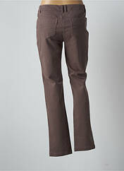 Pantalon droit gris AGATHE & LOUISE pour femme seconde vue