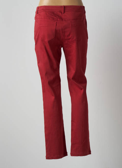 Pantalon droit rouge AGATHE & LOUISE pour femme
