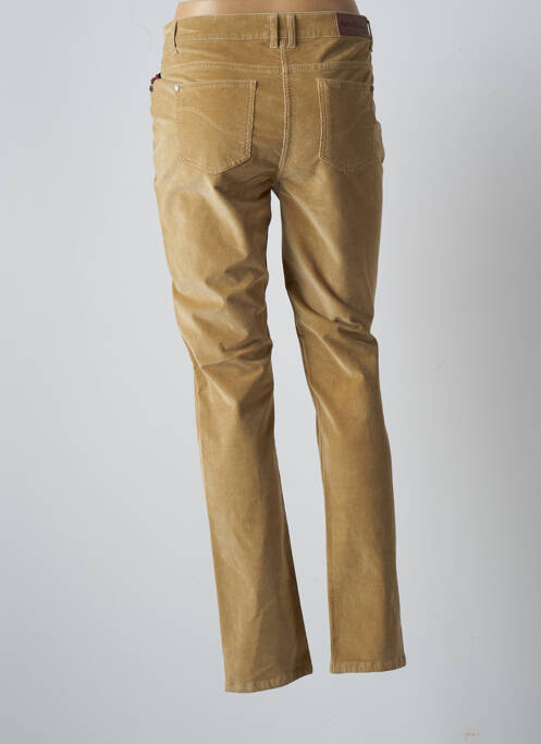 Pantalon slim beige AGATHE & LOUISE pour femme