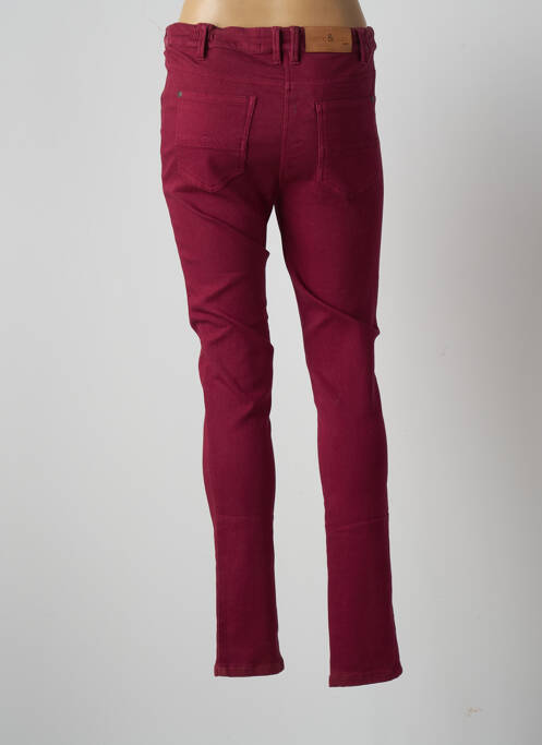 Pantalon slim rouge AGATHE & LOUISE pour femme