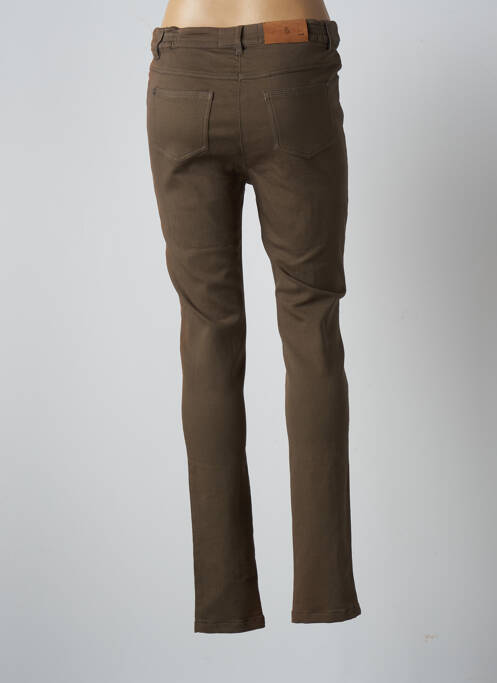 Pantalon slim vert AGATHE & LOUISE pour femme