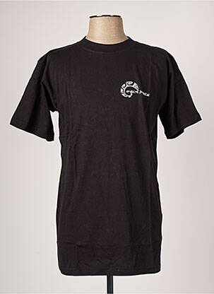 T-shirt stretch manches courtes noir THE HAKADANCE homme