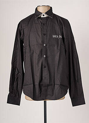 Chemise manches longues manches longues gris HAKA DANCE homme