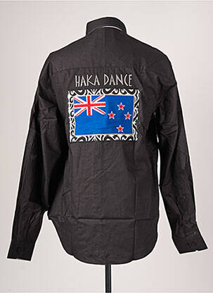 Chemise manches longues manches longues gris HAKA DANCE homme