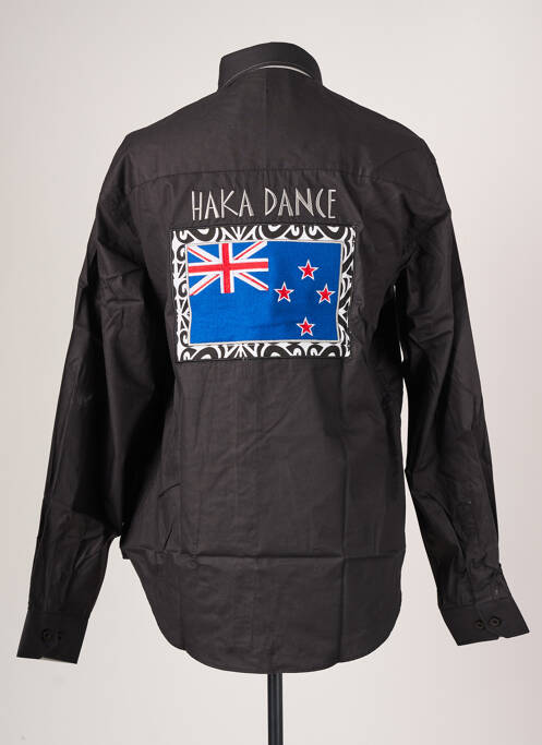 Chemise manches longues gris HAKA DANCE pour homme