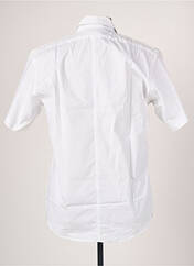 Chemise manches courtes blanc QUINZE & TREIZE pour homme seconde vue