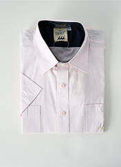 Chemise manches courtes rose ERIC TABARLY pour homme seconde vue