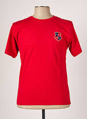 T-shirt rouge COMPTOIR DU RUGBY pour garçon seconde vue