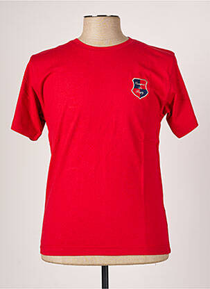 T-shirt rouge COMPTOIR DU RUGBY pour garçon