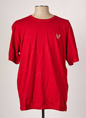 T-shirt rouge COMPTOIR DU RUGBY pour homme seconde vue