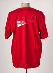 T-shirt rouge COMPTOIR DU RUGBY pour homme seconde vue