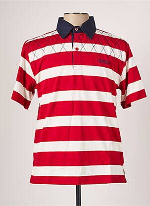 Polo rouge COMPTOIR DU RUGBY pour homme