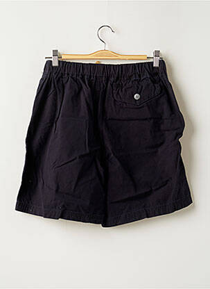 Short fermeture zippée sous rabat boutonné taille normale noir QUINZE & TREIZE homme