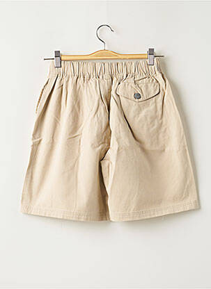 Short fermeture zippée sous rabat boutonné taille normale beige QUINZE & TREIZE homme