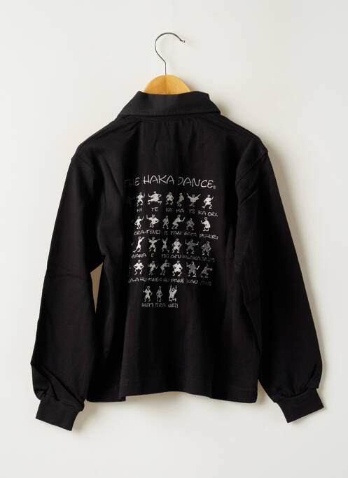 Polo noir QUINZE & TREIZE pour garçon