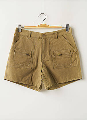Short fermeture zippée sous rabat boutonné taille normale marron CLOUD'S femme